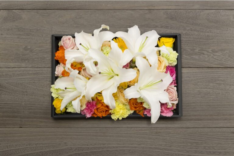 ウィルかわさき ミックス 16,500円(税込) -季節の花50輪-(ユリ付き)