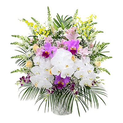 ウィルさいたま 喪主花(洋) 52,800円(税込) H90cm × W85cm