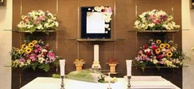 さいたま資料掲載の家族葬スタンダードの祭壇例